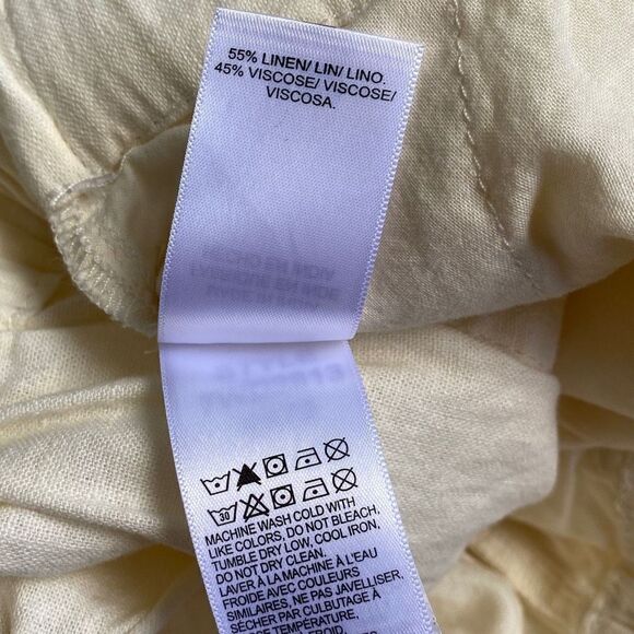 Lucky Brand NWT Linen Cargo Pants Cream Coastal Cowgirl Small Style 7WD2813 S379 - Picture 5 of 5